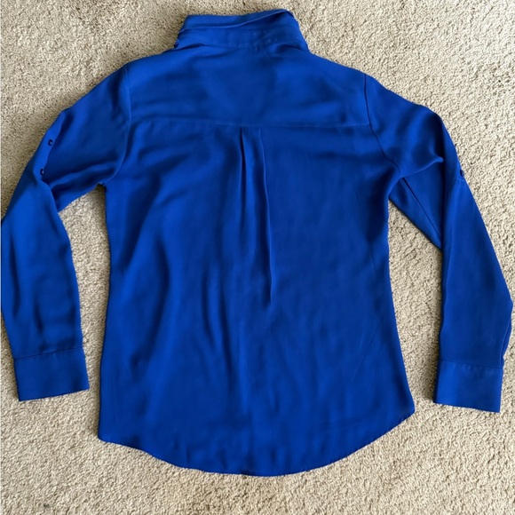 Express Cobalt Blue Portofino Shirt - Picture 3 of 3